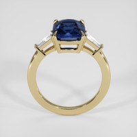 3.05 Ct. Blue Sapphire Ring, 14K Yellow Gold 3