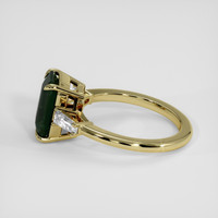 3.15 Ct. Green Sapphire Ring, 14K Yellow Gold 4