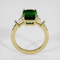 5.10 Ct. Bluish Green Sapphire Ring, 14K Yellow Gold 3