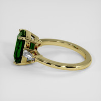 5.10 Ct. Bluish Green Sapphire Ring, 14K Yellow Gold 4
