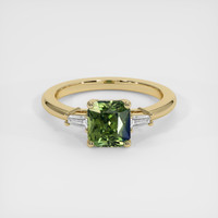 1.45 Ct. Bi Color Sapphire Ring, 14K Yellow Gold 1