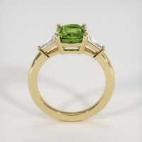2.53 Ct. Green Sapphire Ring, 14K Yellow Gold 3