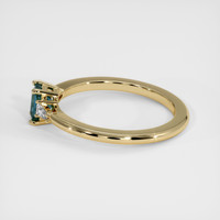 0.60 Ct. Sapphire Ring, 14K Yellow Gold 4