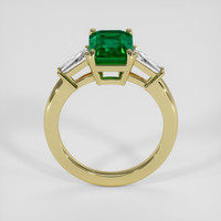 2.65 Ct. Emerald Ring, 18K Yellow Gold 3
