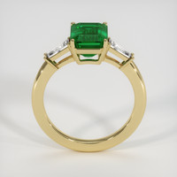 4.02 Ct. Emerald Ring, 18K Yellow Gold 3