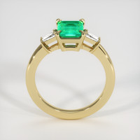 1.33 Ct. Emerald Ring, 18K Yellow Gold 3