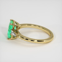 1.73 Ct. Emerald Ring, 18K Yellow Gold 4