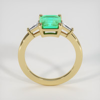 1.40 Ct. Emerald Ring, 18K Yellow Gold 3