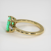 1.40 Ct. Emerald Ring, 18K Yellow Gold 4