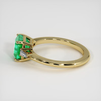 1.91 Ct. Emerald Ring, 18K Yellow Gold 4