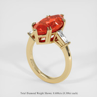 4.43 Ct. Gemstone Ring, 18K Yellow Gold 2