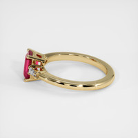 1.32 Ct. Ruby Ring, 18K Yellow Gold 4
