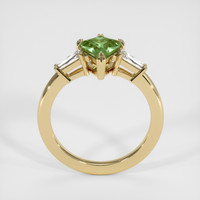 1.20 Ct. Green Sapphire Ring, 18K Yellow Gold 3