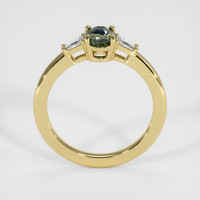 0.65 Ct. Sapphire Ring, 18K Yellow Gold 3