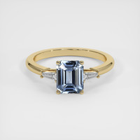 2.07 Ct. Sapphire Ring, 18K Yellow Gold 1