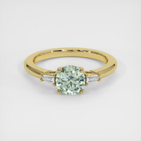 1.17 Ct. Sapphire Ring, 18K Yellow Gold 1