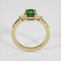 2.01 Ct. Yellowish Green Sapphire Ring, 18K Yellow Gold 3