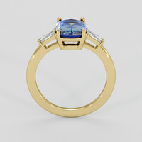 2.18 Ct. Bi Color Sapphire Ring, 18K Yellow Gold 3