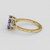 2.18 Ct. Bi Color Sapphire Ring, 18K Yellow Gold 4