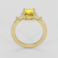 3.03 Ct. Yellow Sapphire Ring, 18K Yellow Gold 3