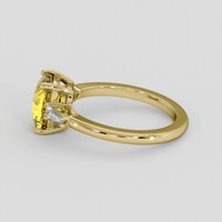 3.03 Ct. Yellow Sapphire Ring, 18K Yellow Gold 4