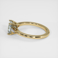 1.78 Ct. Bluish Green Sapphire Ring, 18K Yellow Gold 4