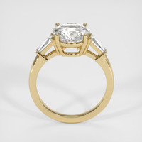 4.07 Ct. White Sapphire Ring, 18K Yellow Gold 3