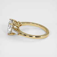 4.07 Ct. White Sapphire Ring, 18K Yellow Gold 4