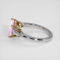 1.96 Ct. Pink Sapphire Ring, 14K Yellow & White 4