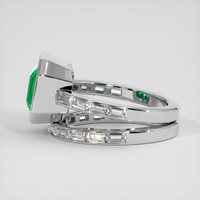 3.22 Ct. Emerald Ring, Platinum 950 4