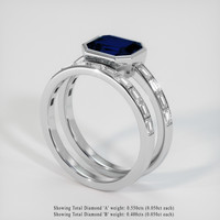 1.98 Ct. Sapphire Ring, Platinum 950 2