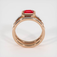 1.14 Ct. Ruby Ring, 14K Rose Gold 3