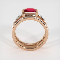 1.57 Ct. Ruby Ring, 14K Rose Gold 3