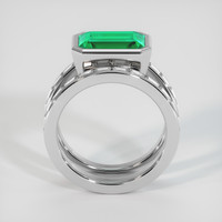 2.61 Ct. Emerald Ring, 18K White Gold 3