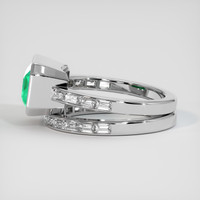 2.61 Ct. Emerald Ring, 18K White Gold 4