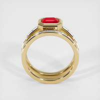 1.14 Ct. Ruby Ring, 10K Yellow Gold 3