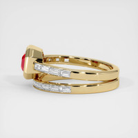 1.14 Ct. Ruby Ring, 10K Yellow Gold 4