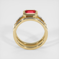 1.05 Ct. Ruby Ring, 14K Yellow Gold 3