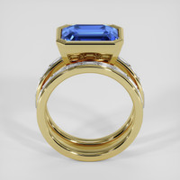 5.98 Ct. Blue Sapphire Ring, 14K Yellow Gold 3