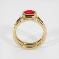 1.14 Ct. Ruby Ring, 18K Yellow Gold 3