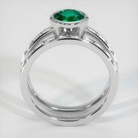 1.04 Ct. Emerald Ring, Platinum 950 3