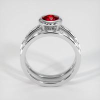 1.11 Ct. Ruby Ring, Platinum 950 3