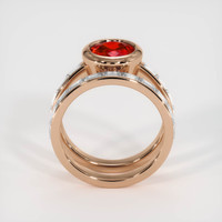 1.67 Ct. Ruby Ring, 14K Rose Gold 3