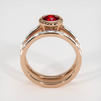 1.11 Ct. Ruby Ring, 14K Rose Gold 3