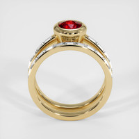 1.11 Ct. Ruby Ring, 14K Yellow Gold 3