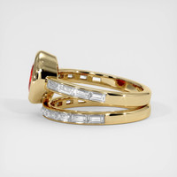 1.67 Ct. Ruby Ring, 18K Yellow Gold 4