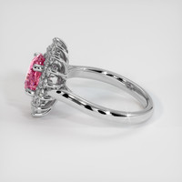 1.74 Ct. Padparadscha Sapphire Ring, Platinum 950 4