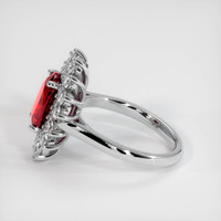 3.02 Ct. Ruby Ring, Platinum 950 4