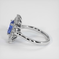 2.01 Ct. Blue Sapphire Ring, Platinum 950 4
