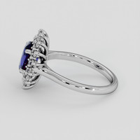 1.85 Ct. Blue Sapphire Ring, Platinum 950 4